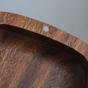 Boîte à mouchoirs en bois avec finition naturelle pour la table des restaurants et des hôtels, lot de deux boîtes à mouchoirs - Product Image 6