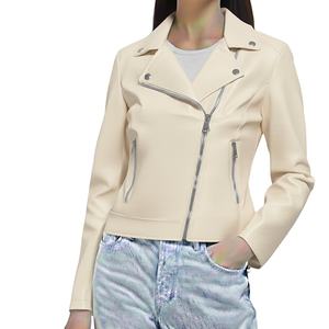 Dyed Plain Stand Collar Zipper Closure Size All Luxury <b>Women's</b> <b>Winter</b> Jacket Custom Design New Style Genuine Real Leather Solid - Product Image 5