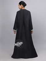 Nouvel Arrivage Ensemble 2 Pièces Grande Taille Kaftan Islamique Léger Fait Main Brodé Perlé Longueur Ras du Sol Manches Longues Col Montant