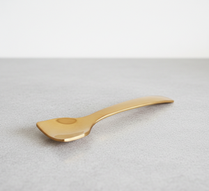 Cuchara de Shilajit de Latón con Acabado Dorado, Cuchara Dosificadora de Resina Ayurvédica, Herramienta Reutilizable para Medir Suplementos Herbales - Product Image 2