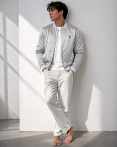 Mens varsity jacket <b>crafted</b> with premium fabric offering stylish warmth durable comfort and a timeless sporty everyday fashion - Product Image 6