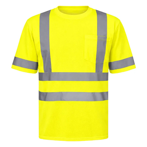 Custom Men Industrial Security Workwear <b>Shirts</b> Long Sleeve <b>Hi</b> <b>Vis</b> Polyester Anti-Wrinkle Digital Printing Quick Dry CE Certified - Product Image 3