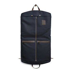 Sac de voyage pliable en cuir et toile pour vêtements, housse de costume robuste avec fermeture éclair, modèle LCGB-0012 - Product Image 6