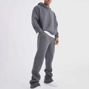 High Quality Custom Men's <b>Printed</b> <b>Hoodie</b> Jogger Set Sports 2025 Tracksuit Heavyweight Cotton Oversized Hooded Sweatsuit for Men - Product Image 3