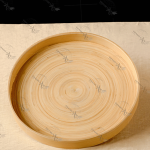 2025 nouveauté OEM plateau de fruits en bambou filé finition laquée naturelle bol décoratif écologique personnalisé pour une utilisation de table de cuisine - Product Image 4