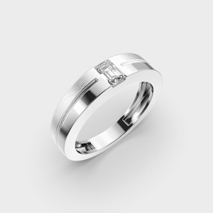 Anillo de Boda de Lujo para Hombre con Diamante Moissanita, Plata de Ley 925, Elegante, Brillante y Duradero, Regalo de Joyería para Compromiso - Product Image 3