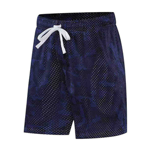 Shorts de basketball pour hommes, écologiques, blanc/noir, en mesh, coupe ajustée, haute qualité, respirants, séchage rapide, toutes tailles - Product Image 4