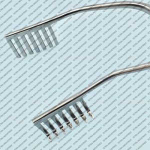 Premium Miskimon Cerebellar Retractor 7X7 Sharp Prongs 7.5 Inches <b>Neurosurgery</b> & Orthopedic Surgical <b>Instruments</b> CE Certified - Product Image 4