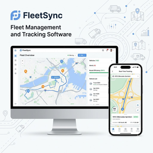 Logiciel de gestion et de suivi de flotte, application mobile de suivi de véhicules, tableau de bord de surveillance des véhicules pour les opérations de transport - Product Image 2