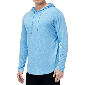 Sudadera con Capucha Ligera para Hombre, Bordada, de Primavera, con Tecnología de Absorción de Humedad, Elástica en 4 Direcciones, Transpirable, para Gimnasio y Entrenamiento - Product Image 3