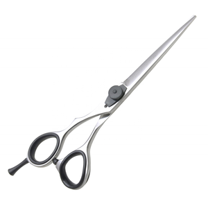 Kounain Ensemble de ciseaux de coiffeur professionnels pour gaucher Ciseaux de coupe de cheveux droits en acier inoxydable pour salon de coiffure Lames de rasoir tranchantes - Product Image 6