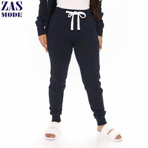 Pantalon de survêtement décontracté taille basse pour femme, coupe droite, en nylon/coton, infroissable, grande taille, couleur unie, imprimé numérique, ODM - Product Image 1