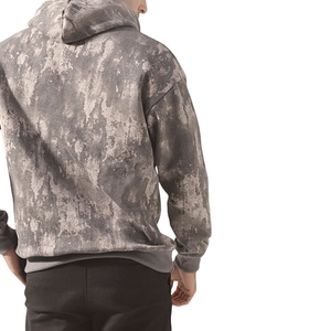 Sweat-shirt à capuche unisexe en molleton uni, coupe oversize, style décontracté numérique, pour l'automne, 300 GSM, respirant, séchage rapide, doublé 100% - Product Image 1