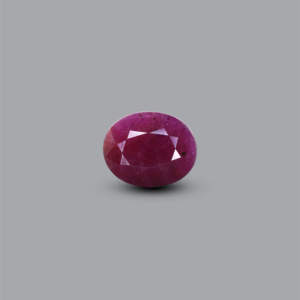 Natural Oval Cut Ruby 5.9 Carat Loose Gemstone for Fine Jewelry - Product Image 1