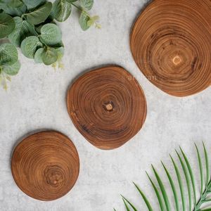 Handcrafted Wooden Round Coasters for Hot and Cold Drinks, Coffee Cups, Tea Mugs, <b>Glasses</b> and Table Protection, Ideal for Home - Product Image 6