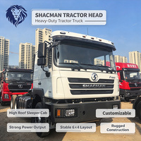 Camion tracteur d'occasion Shacman 6x4 16 vitesses, boîte de vitesses F3000 Weichai FAST, 351-450 CV, diesel Euro 5