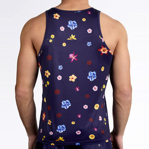 Débardeur Sportif Côtelé Personnalisé en Polyester/Coton, Coupe Slim, Haute Qualité, Streetwear, Impression de Logo Vierge - Product Image 2