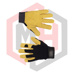 Gants de jardinage en acrylique et cuir TPR 11 oz, anti-vibration, résistants aux chocs, imperméables, résistants à la chaleur, sans poudre, pour la protection sportive - Product Image 6