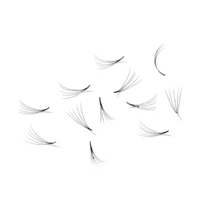 Lâche Vison Premise Doux Promade Volume Ventilateurs Lâche C CC D curl Longue Tige À La Main Soie Premade Extension De Cils Ventilateurs Lâches - Product Image 1