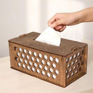 Porte-serviettes en bois pour comptoir, gain de place, pour cuisine, table à manger, restaurant, café, hôtel, maison, organiseur de papier absorbant - Product Image 5