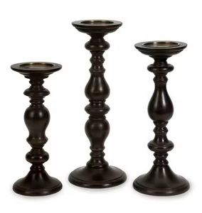 Candlestick Wood Candle Holder Wedding Decoration Home Party Christmas Wooden Candle Holder Stand Best Selling At Lowest Price - Product Image 1