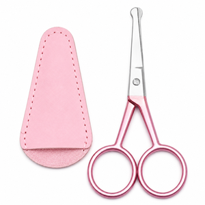 Manicure Rounded Tip <b>Scissors</b> Multi-purpose Beauty Grooming Shears Stainless Steel Cuticle Pedicure Beauty Grooming Shears - Product Image 4