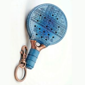 Llavero de Raqueta de Pádel de Alta Calidad, Tamaño Personalizado, Promocional, Duradero, de Goma, con Logotipo Personalizado en Relieve - Product Image 1