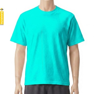 เสื้อยืดคอกลมแขนสั้นสีแดงล้วนสำหรับผู้ชาย SAMAVIA ผ้าเจอร์ซีย์คอตตอน 100% ทรงปกติ สไตล์ลำลอง จากผู้ผลิต - Product Image 6