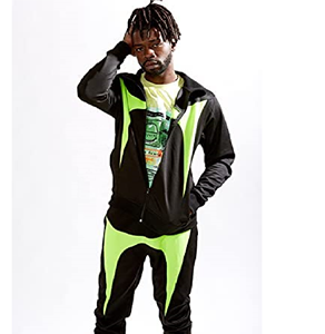 Venom-ropa de correr para hombre, rompevientos con cuello frontal completo y cremallera, conjunto de 2 piezas, chándal deportivo con cremallera - Product Image 5