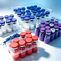 Poudre bleue de peptide de cuivre GHK Cu de haute pureté 99% WV |   Matières premières pour soins de la peau et cosmétiques (CAS 89030955)