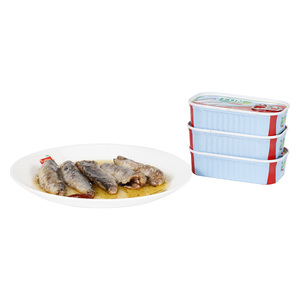 Sardines en conserve premium 100% naturelles, emballées dans de la saumure, en boîtes à ouverture facile - Product Image 1