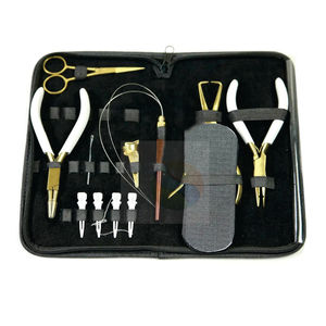 Professional Hand-Tied Hair Extension Tool Kit – Premium Beading Needle & <b>Plier</b> <b>Set</b>, High-Quality Customizable Tools for Salon - Product Image 1