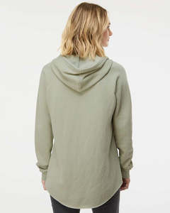 เสื้อฮู้ดผู้หญิงสีเขียวเซจ แขนยาว น้ำหนักเบา สวมใส่สบาย ทรงหลวม ใส่ได้ทุกวัน - Product Image 1
