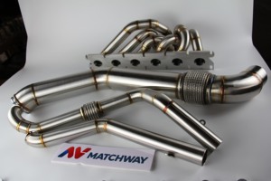 Выпускной коллектор MATCHWAY из нержавеющей стали SS304 толщиной 3 мм, с двойной спиралью T4, для BMW Gen1 B58, качественный выпускной коллектор-даунпайп - Product Image 6