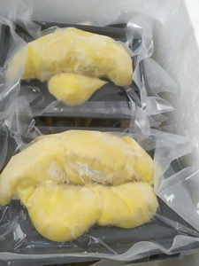 เนื้อทุเรียนแช่แข็งมาตรฐาน ISO พรีเมียม ราคาโรงงาน จำหน่ายส่ง สำหรับร้านค้าปลีก บริการอาหาร และผู้ซื้อขายส่ง - Product Image 3