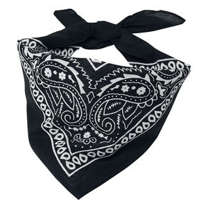 Bandana en coton personnalisée en gros, motif Paisley, pour sports de plein air et festivals, avec logo imprimé sur mesure - Product Image 1