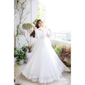 MAXI LONG FLAIR CON MENOS BORDE CONJUNTO CON DUPATTA CONJUNTO. AY-114 - Product Image 3