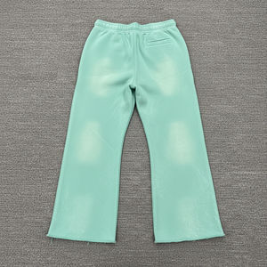 Pantalon de survêtement décontracté pour homme, personnalisé OEM, 100% coton, coupe ample, style streetwear, séchage rapide, écologique, effet vieilli - Product Image 6