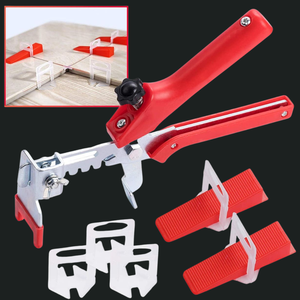 Viet Nam Supplier Red Tile <b>Spacers</b> with White Clips for Edge Protection and Leveling, Self-Adhesive Tile Leveling System - Product Image 5