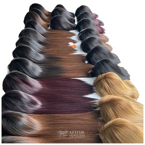 Vente chaude 2x4 2x6 perruques sans colle pour les perruques avant de lacet suisse os droit cheveux vietnamiens bruts petits nœuds Style de vague droite - Product Image 4