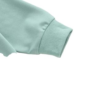 Sweat-shirt à col rond pour garçons, pull en tricot vert uni, hauts à manches longues, vêtements d'extérieur décontractés pour enfants, automne - Product Image 6