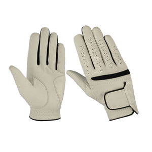 Guantes de golf de cuero genuino Cabretta, guantes de golf de primera calidad para hombre, agarre antideslizante, correa de muñeca ajustable, suave y transpirable - Product Image 4
