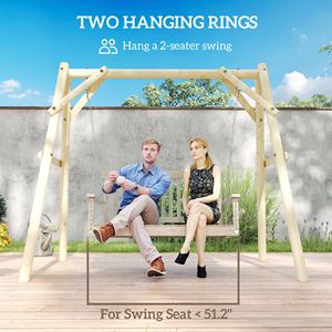 "660 Lbs Porch <b>Swing</b> <b>Frame</b> for DIY Egg <b>Swing</b> with Pe Material" - Product Image 5