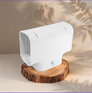 Cubierta para Tubería de Aire Acondicionado Eléctrico, Serie 10065, PVC, Color Blanco Pequeño, Ecológica, Reductora en T, 160x120mm, Grosor 100x65mm - Product Image 5