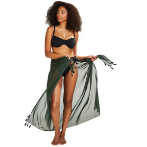 Cubrebikini para mujer, falda pareo estampada, ligera, de gasa, para vacaciones de verano y resort - Product Image 3