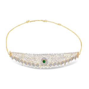 Fashion Body Chain Ottiyanam American Diamond - Product Image 2