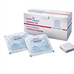Fijador de cánulas elástico adhesivo CRYSTO-FIX para uso médico, certificado CE, reduce la hinchazón - Product Image 1