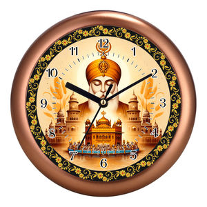 Horloge murale Bouddha design tendance, thème méditation, produit promotionnel pour le bureau avec impression pour la Saint-Valentin et le Nouvel An - Product Image 3