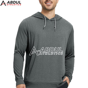 Sweat-shirts de sport pour hommes, coupe confortable avec tissu flexible, parfaits pour la musculation, la course à pied et l'entraînement - Product Image 2