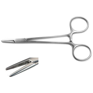 Porte-aiguille Halsey en acier inoxydable allemand, instrument chirurgical, vente en gros, utilisé à l'hôpital avec service OEM - Product Image 1